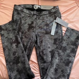 Jlo snake print black pants size small